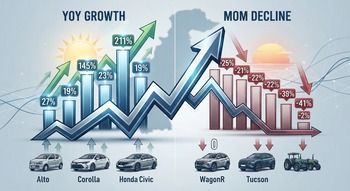 Pakistan’s auto market sees mixed trends during August